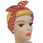 Preview: Dots red white - Hair band with wire